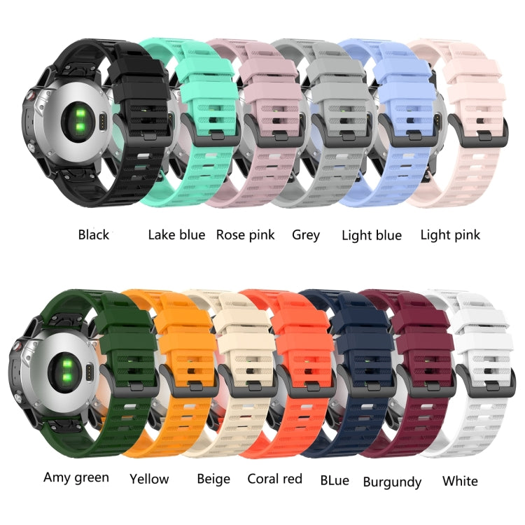 Sports Silicone Watch Band, For Garmin  Instinct 2 Solar, For Garmin Epix Pro 47mm, For Garmin Fenix 7 Pro 47mm