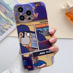 Painted Pattern Precise Hole PC Phone Case, For iPhone 13 Pro