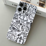Painted Pattern Precise Hole PC Phone Case, For iPhone 13 Pro