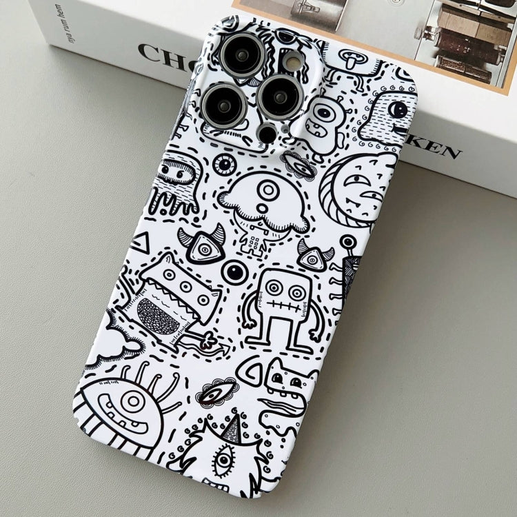 Painted Pattern Precise Hole PC Phone Case, For iPhone 13 Pro