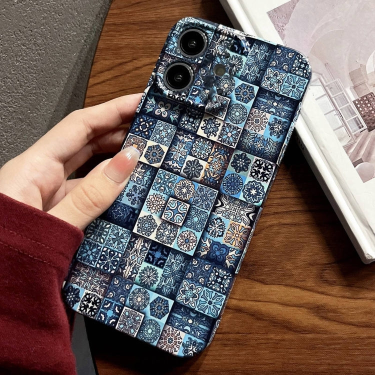 Painted Pattern Precise Hole PC Phone Case, For iPhone 12