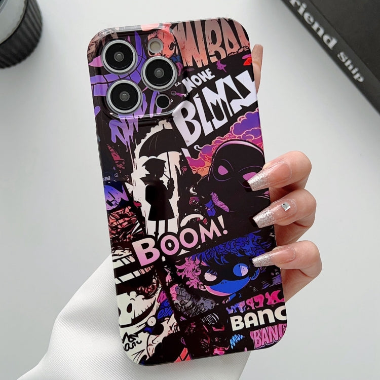 Painted Pattern Precise Hole PC Phone Case, For iPhone 12 Pro Max