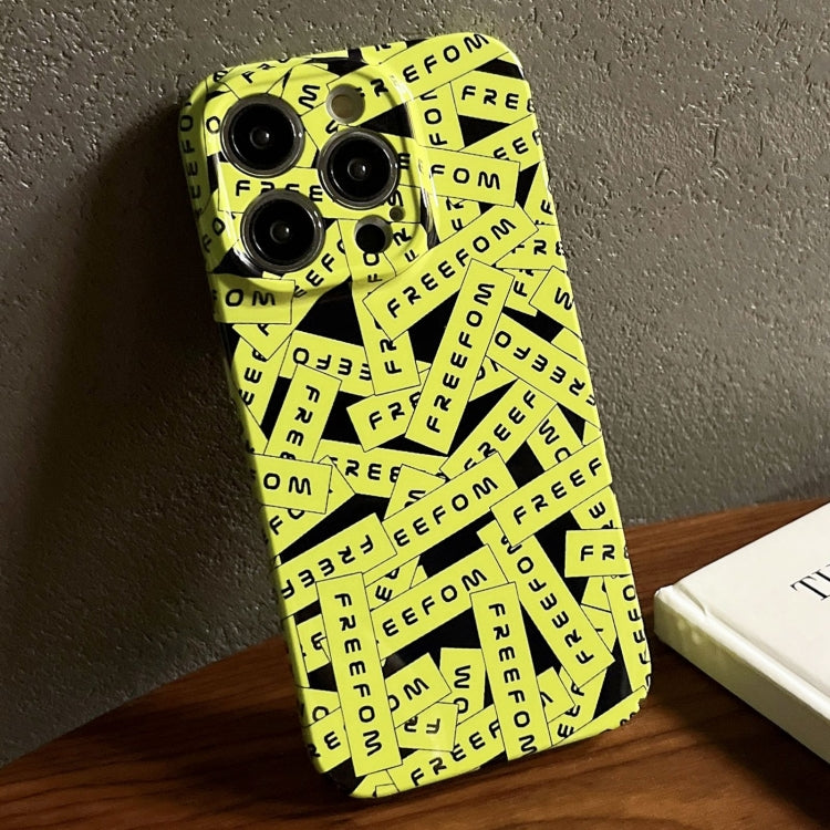 Painted Pattern Precise Hole PC Phone Case, For iPhone 12 Pro