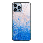 大理石柄ガラス保護電話ケース、iPhone 17 Pro Max用、iPhone 17 Pro用、iPhone 17用、iPhone Air用、iPhone 15 Pro Max用、iPhone 15 Pro用