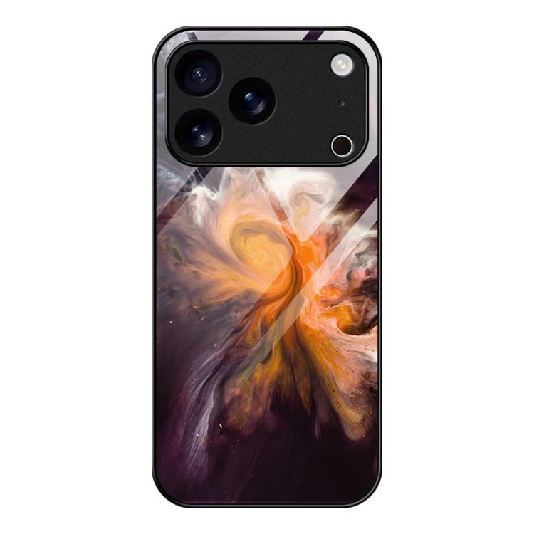 Marble Pattern Glass Protective Phone Case, For iPhone 17 Pro Max, For iPhone 17 Pro, For iPhone 17, For iPhone Air, For iPhone 15 Pro Max, For iPhone 15 Pro