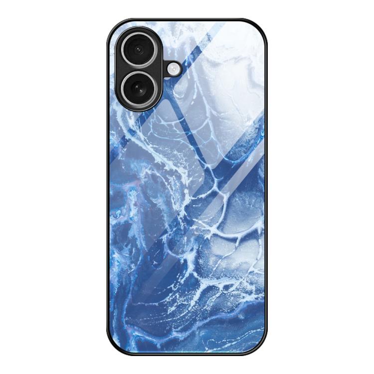 大理石柄ガラス保護電話ケース、iPhone 17 Pro Max用、iPhone 17 Pro用、iPhone 17用、iPhone Air用、iPhone 15 Pro Max用、iPhone 15 Pro用