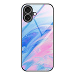 大理石柄ガラス保護電話ケース、iPhone 17 Pro Max用、iPhone 17 Pro用、iPhone 17用、iPhone Air用、iPhone 15 Pro Max用、iPhone 15 Pro用