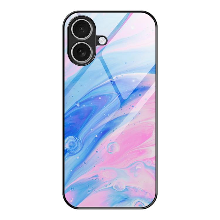大理石柄ガラス保護電話ケース、iPhone 17 Pro Max用、iPhone 17 Pro用、iPhone 17用、iPhone Air用、iPhone 15 Pro Max用、iPhone 15 Pro用