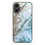 大理石柄ガラス保護電話ケース、iPhone 17 Pro Max用、iPhone 17 Pro用、iPhone 17用、iPhone Air用、iPhone 15 Pro Max用、iPhone 15 Pro用