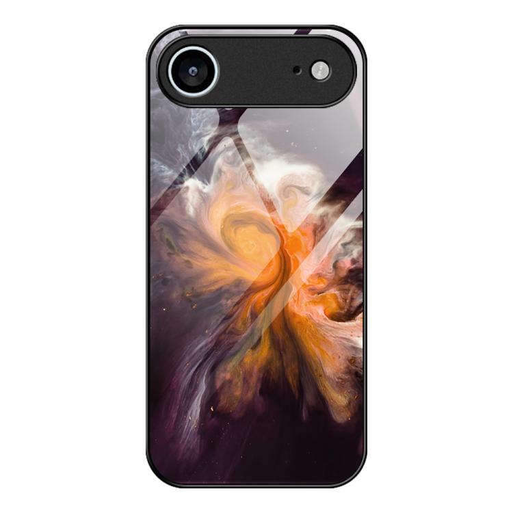 大理石柄ガラス保護電話ケース、iPhone 17 Pro Max用、iPhone 17 Pro用、iPhone 17用、iPhone Air用、iPhone 15 Pro Max用、iPhone 15 Pro用