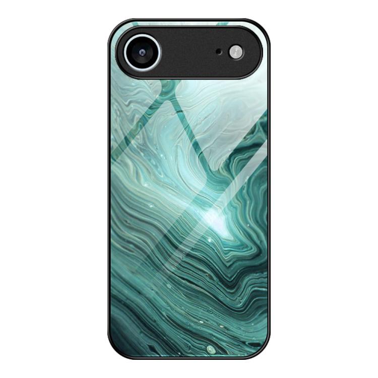 大理石柄ガラス保護電話ケース、iPhone 17 Pro Max用、iPhone 17 Pro用、iPhone 17用、iPhone Air用、iPhone 15 Pro Max用、iPhone 15 Pro用
