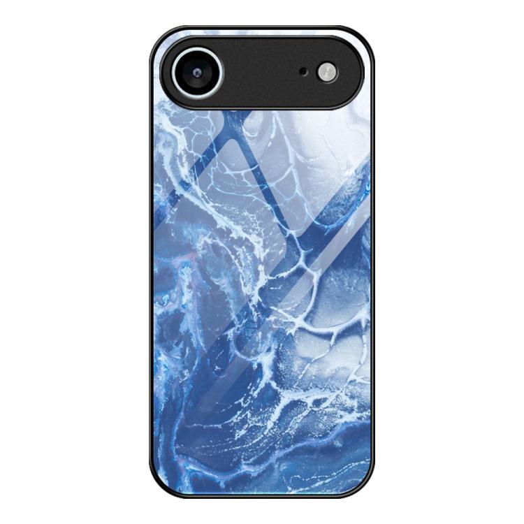 大理石柄ガラス保護電話ケース、iPhone 17 Pro Max用、iPhone 17 Pro用、iPhone 17用、iPhone Air用、iPhone 15 Pro Max用、iPhone 15 Pro用