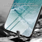 大理石柄ガラス保護電話ケース、iPhone 17 Pro Max用、iPhone 17 Pro用、iPhone 17用、iPhone Air用、iPhone 15 Pro Max用、iPhone 15 Pro用