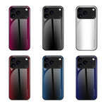 テクスチャーグラデーショングラスTPU電話ケース、iPhone 17 Pro Max用、iPhone 17 Pro用、iPhone 17用、iPhone Air用、iPhone 16 Pro Max用、iPhone 16 Pro用、iPhone 16 Plus用、iPhone 16用