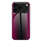 テクスチャーグラデーショングラスTPU電話ケース、iPhone 17 Pro Max用、iPhone 17 Pro用、iPhone 17用、iPhone Air用、iPhone 16 Pro Max用、iPhone 16 Pro用、iPhone 16 Plus用、iPhone 16用