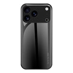 テクスチャーグラデーショングラスTPU電話ケース、iPhone 17 Pro Max用、iPhone 17 Pro用、iPhone 17用、iPhone Air用、iPhone 16 Pro Max用、iPhone 16 Pro用、iPhone 16 Plus用、iPhone 16用