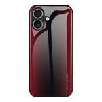 テクスチャーグラデーショングラスTPU電話ケース、iPhone 17 Pro Max用、iPhone 17 Pro用、iPhone 17用、iPhone Air用、iPhone 16 Pro Max用、iPhone 16 Pro用、iPhone 16 Plus用、iPhone 16用