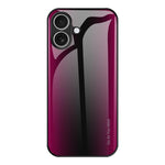 テクスチャーグラデーショングラスTPU電話ケース、iPhone 17 Pro Max用、iPhone 17 Pro用、iPhone 17用、iPhone Air用、iPhone 16 Pro Max用、iPhone 16 Pro用、iPhone 16 Plus用、iPhone 16用