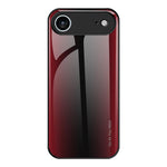 テクスチャーグラデーショングラスTPU電話ケース、iPhone 17 Pro Max用、iPhone 17 Pro用、iPhone 17用、iPhone Air用、iPhone 16 Pro Max用、iPhone 16 Pro用、iPhone 16 Plus用、iPhone 16用