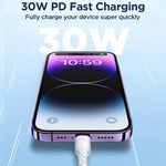 JOYROOM SA26-CL3 フラッシュチャージシリーズ 30W USB-C / Type-C から 8ピン 急速充電データケーブル、1m