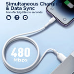 JOYROOM SA26-CL3 フラッシュチャージシリーズ 30W USB-C / Type-C から 8ピン 急速充電データケーブル、1m