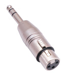 LZ1179 6.35mm 1/4 TRSオスからXLR 3ピンメスアダプター、LZ1179