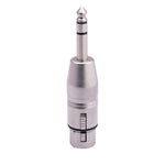 LZ1179 6.35mm 1/4 TRSオスからXLR 3ピンメスアダプター、LZ1179