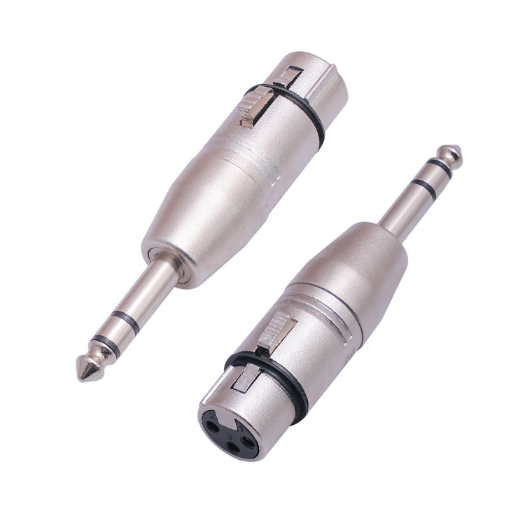 LZ1179 6.35mm 1/4 TRSオスからXLR 3ピンメスアダプター、LZ1179