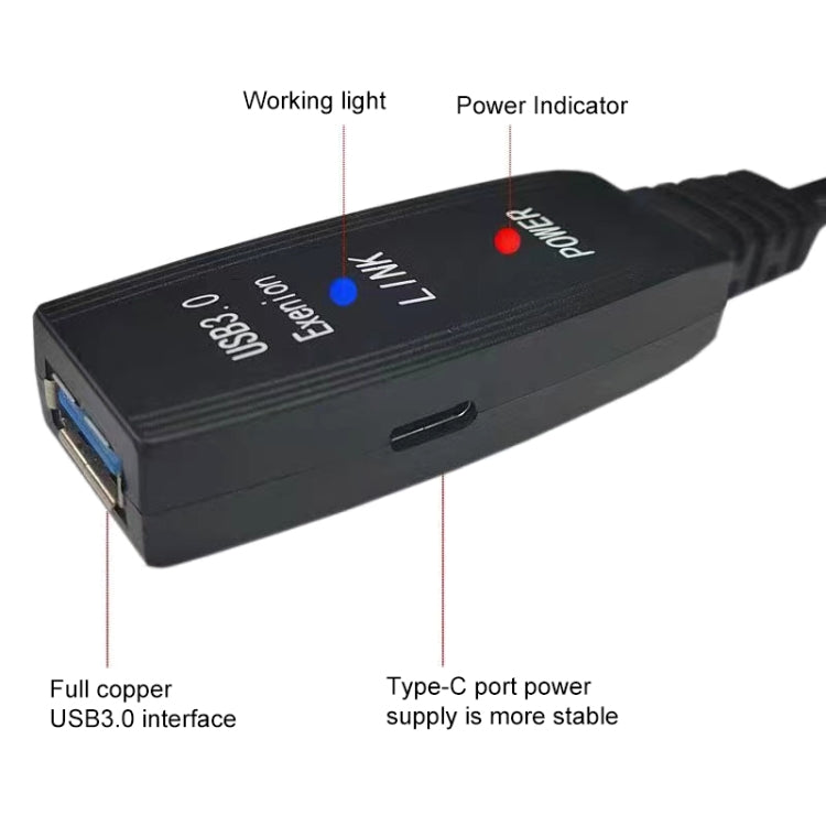 USB 3.0 オス to メス スーパー スピード延長ケーブル 5m、10m