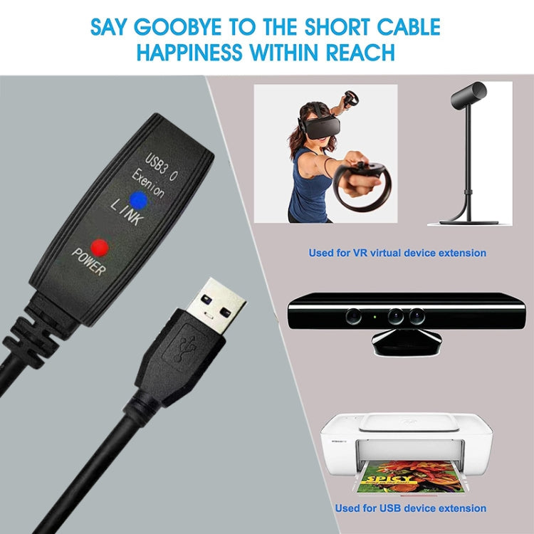 USB 3.0 オス to メス スーパー スピード延長ケーブル 5m、10m