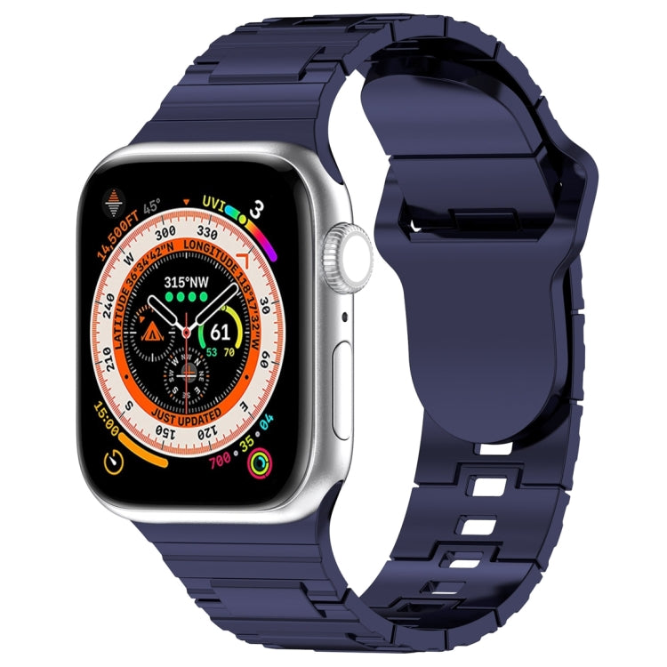 スクエアバックルアーマースタイルシリコンウォッチバンド、Apple Watch 3 42mm用、Apple Watch 2 42mm用、Apple Watch 2 38mm用