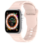 スクエアバックルアーマースタイルシリコンウォッチバンド、Apple Watch 3 42mm用、Apple Watch 2 42mm用、Apple Watch 2 38mm用