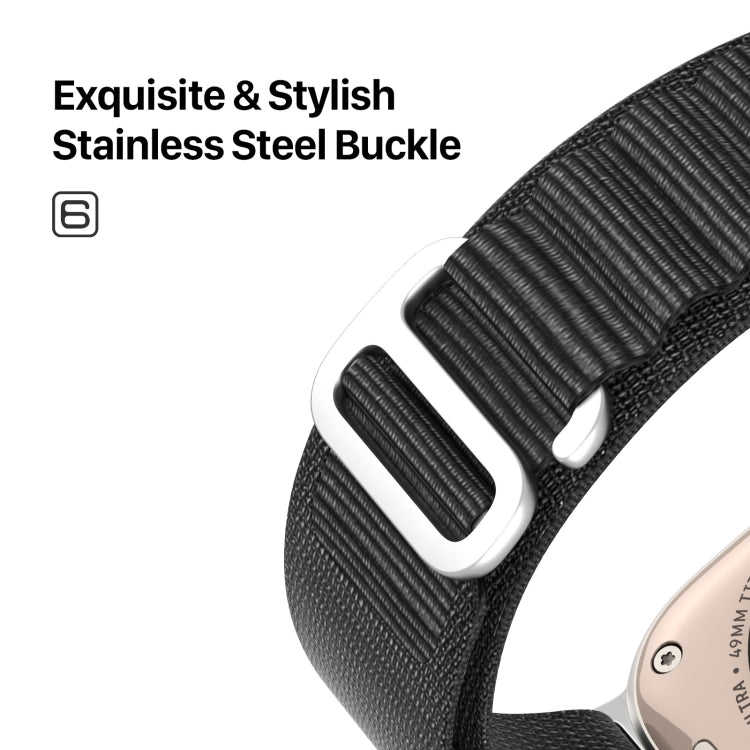 DUX DUCIS GSシリーズ ナイロンループウォッチバンド Apple Watch Series 7 45mm用、Apple Watch Series 6 40mm用、Apple Watch Series 6 44mm用、Apple Watch Series 5 44mm用、Apple Watch Series 5 40mm用、Apple Watch Series 4 44mm用、Apple Watch 42mm用