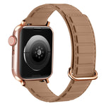 リバースバックル磁気シリコンウォッチバンド、Apple Watch Series 9 41mm用、Apple Watch Ultra 49mm用、Apple Watch Series 8 41mm用