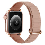 リバースバックル磁気シリコンウォッチバンド、Apple Watch Series 9 41mm用、Apple Watch Ultra 49mm用、Apple Watch Series 8 41mm用