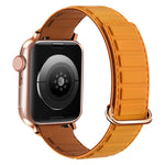 リバースバックル磁気シリコンウォッチバンド、Apple Watch Series 9 41mm用、Apple Watch Ultra 49mm用、Apple Watch Series 8 41mm用