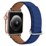 リバースバックル磁気シリコンウォッチバンド、Apple Watch Series 7 41mm用、Apple Watch Series 7 45mm用、Apple Watch SE 40mm用
