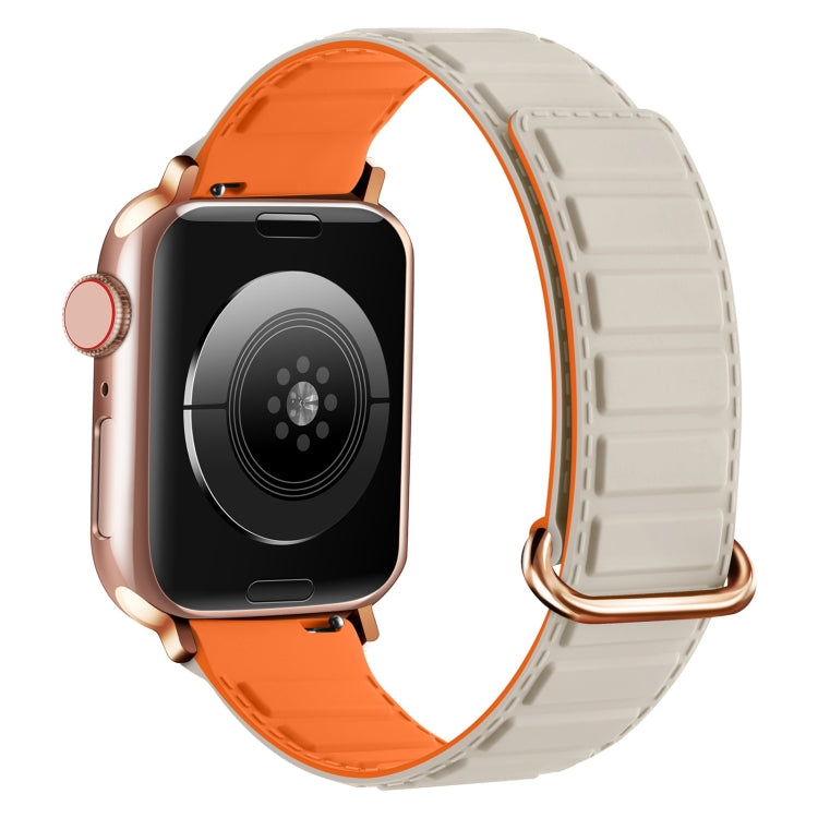 リバースバックル磁気シリコンウォッチバンド、Apple Watch SE 44mm用、Apple Watch Series 6 40mm用、Apple Watch Series 6 44mm用