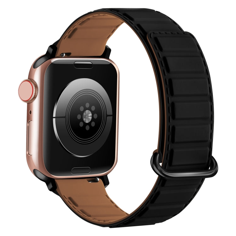 リバースバックル磁気シリコンウォッチバンド、Apple Watch Series 4 40mm用、Apple Watch Series 3 38mm用、Apple Watch Series 3 42mm用