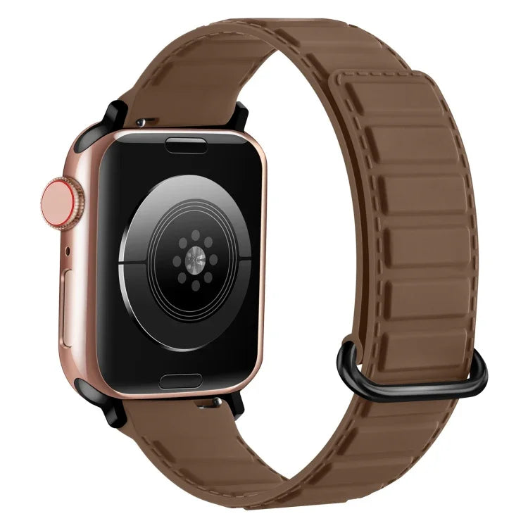 リバースバックルマグネットシリコンウォッチバンド、Apple Watch 38mm用