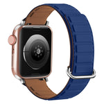 リバースバックル磁気シリコンウォッチバンド、Apple Watch SE 2023 40mm用、Apple Watch Ultra 2 49mm用、Apple Watch Series 9 45mm用