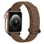 リバースバックル磁気シリコンウォッチバンド、Apple Watch SE 2023 40mm用、Apple Watch Ultra 2 49mm用、Apple Watch Series 9 45mm用
