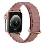 リバースバックル磁気シリコンウォッチバンド、Apple Watch Series 10 46mm用、Apple Watch Series 10 42mm用、Apple Watch SE 2023 44mm用