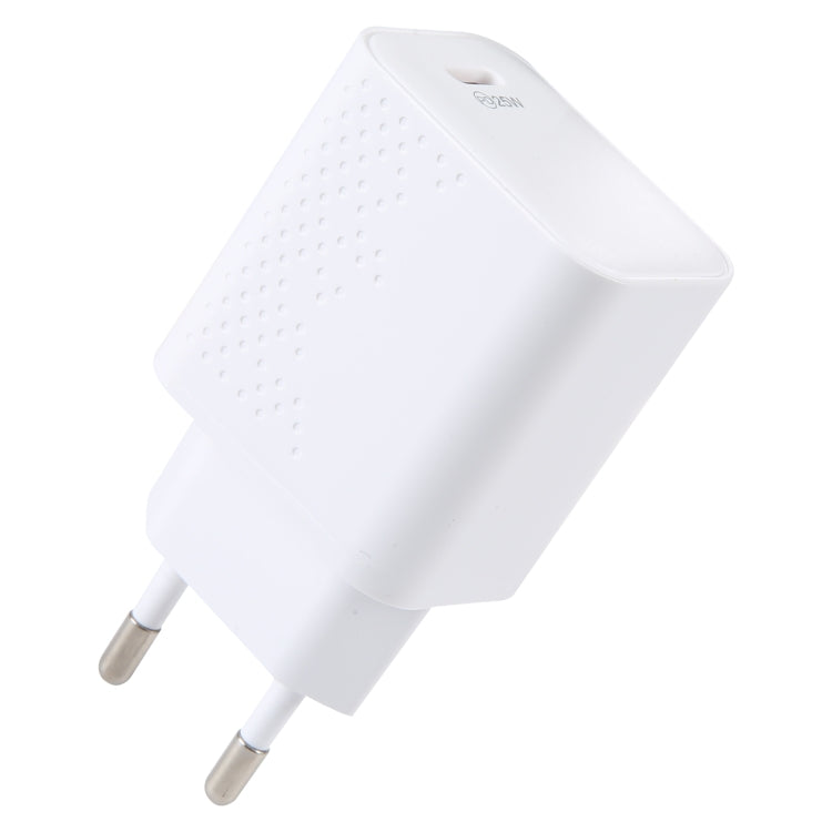 LZ-105PD 25W USB-C / Type-C Ports Dot Pattern Travel Charger, US Plug, EU Plug