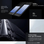 Honor Magic V2 Ultimate 5G、7.92インチ＋6.43インチ MagicOS 7.2 Snapdragon 8 Gen2 オクタコア 最大3.36GHz、ネットワーク：5G、OTG、Google Play非対応、16GB+1TB