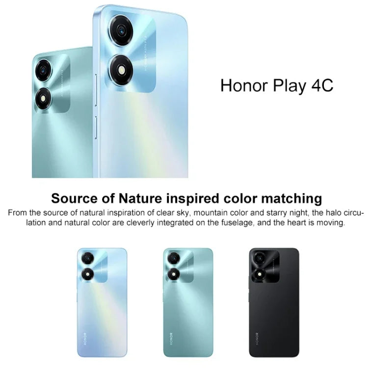 Honor Play 40C 5G、6.56インチ MagicOS 7.1 Snapdragon 480 Plus オクタコア 最大2.2GHz、ネットワーク：5G、Google Play非対応、6GB+128GB