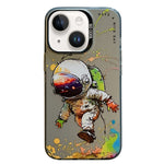Animal Pattern Oil Painting Series PC + TPU Phone Case, For iPhone 14 Plus