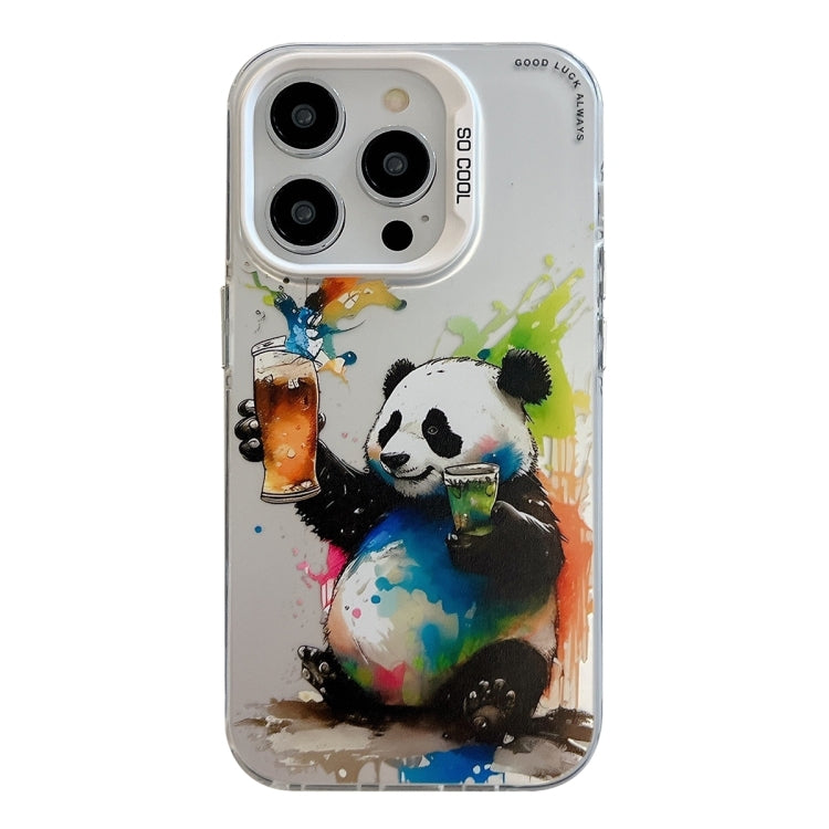 動物柄油絵シリーズ PC＋TPUスマホケース、iPhone 16 Pro Max用