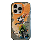 動物柄油絵シリーズ PC＋TPUスマホケース、iPhone 16 Pro Max用