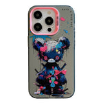 動物柄油絵シリーズ PC + TPUスマホケース、iPhone 16 Pro用